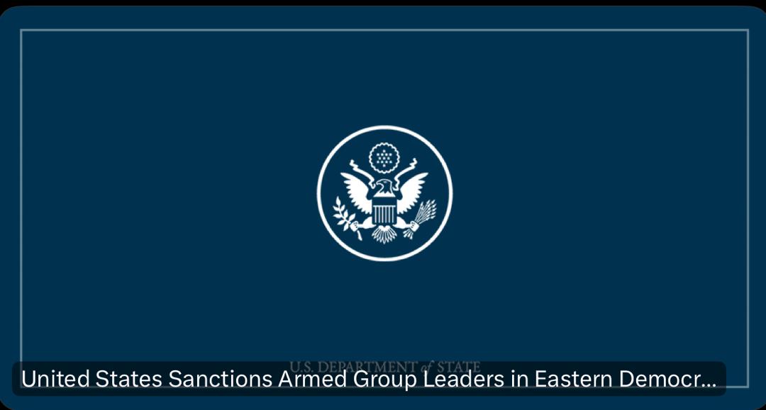 RD Congo : Washington sanctionne un cadre de l’AFC/M23 et un chef des FDLR.